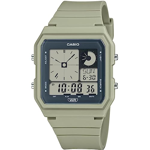 [カシオ] CASIO スタンダード アナログ表示付き デジタル 腕時計 LF-20W-3A ユニセックス ライトモスグリーン 海外モデル [並行輸入品]